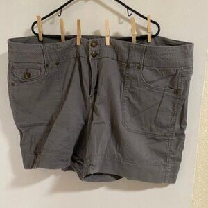 Dress Barn Gray Cotton Shorts